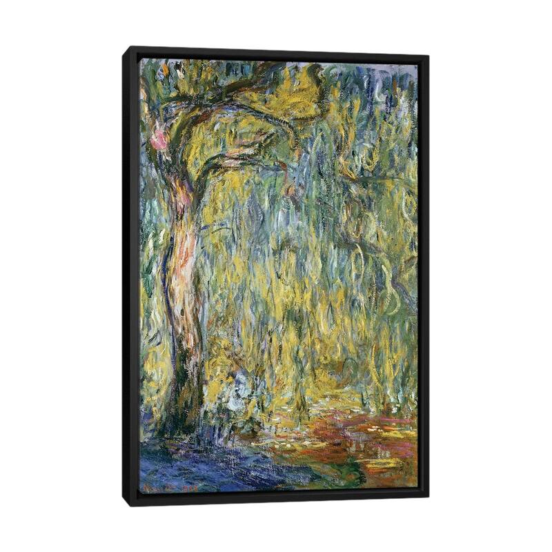 iCanvas "The Large Willow at Giverny, 1918 " by Claude Framed